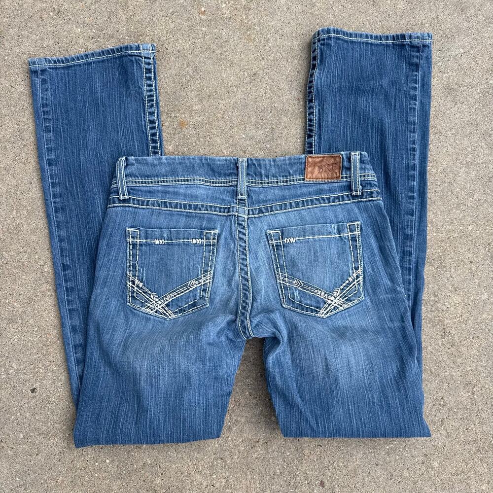 Buckle BKE Stella 29L Low Rise Slim Boot Cut Blue Jeans BK17169L